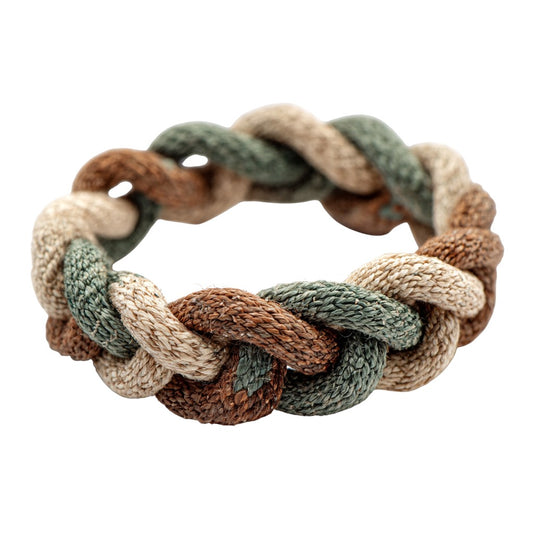 Evanori Handmade Braided Rope Bracelet - Earth Tones