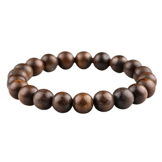 Evanori Natural Sandalwood Beaded Bracelet